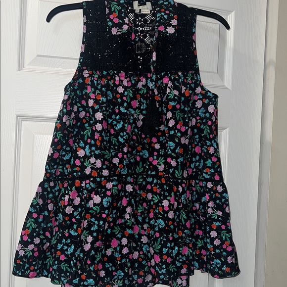 Kate Spade New York Greenhouse Lace-Yoke Sleeveless Top NWOT - Picture 5 of 10